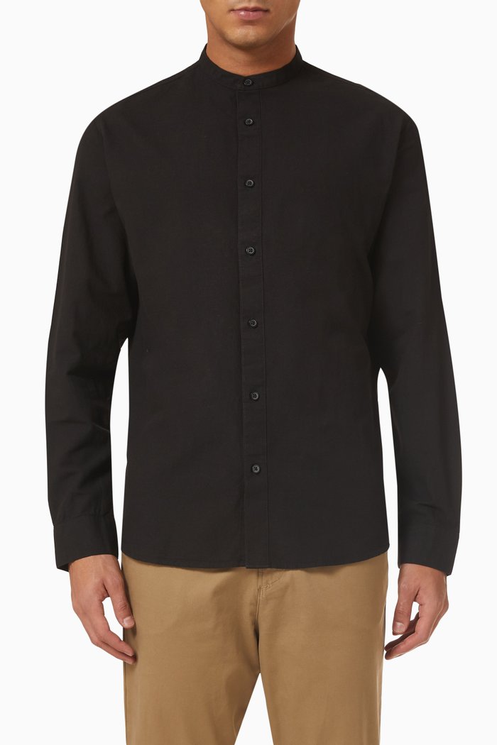 

Shirt in Linen, Black