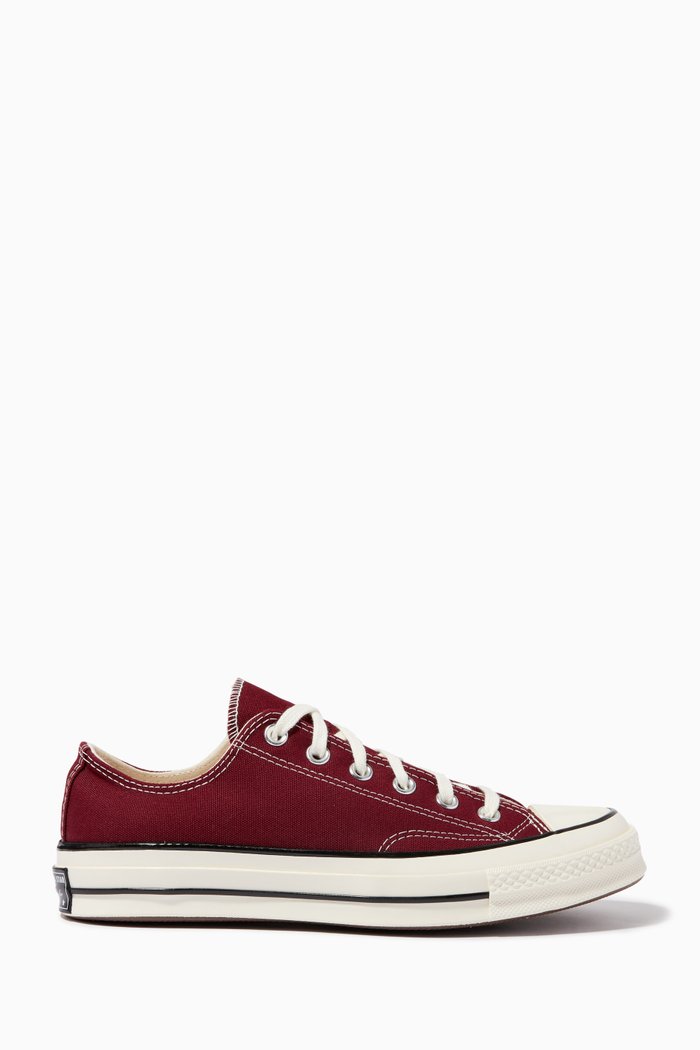 

Chuck 70 Low-top Sneakers in Canvas, Burgundy