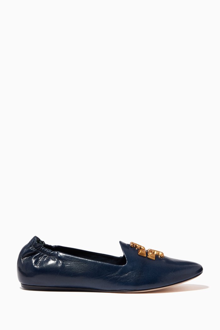 

Eleanor Loafers in Leather, Blue