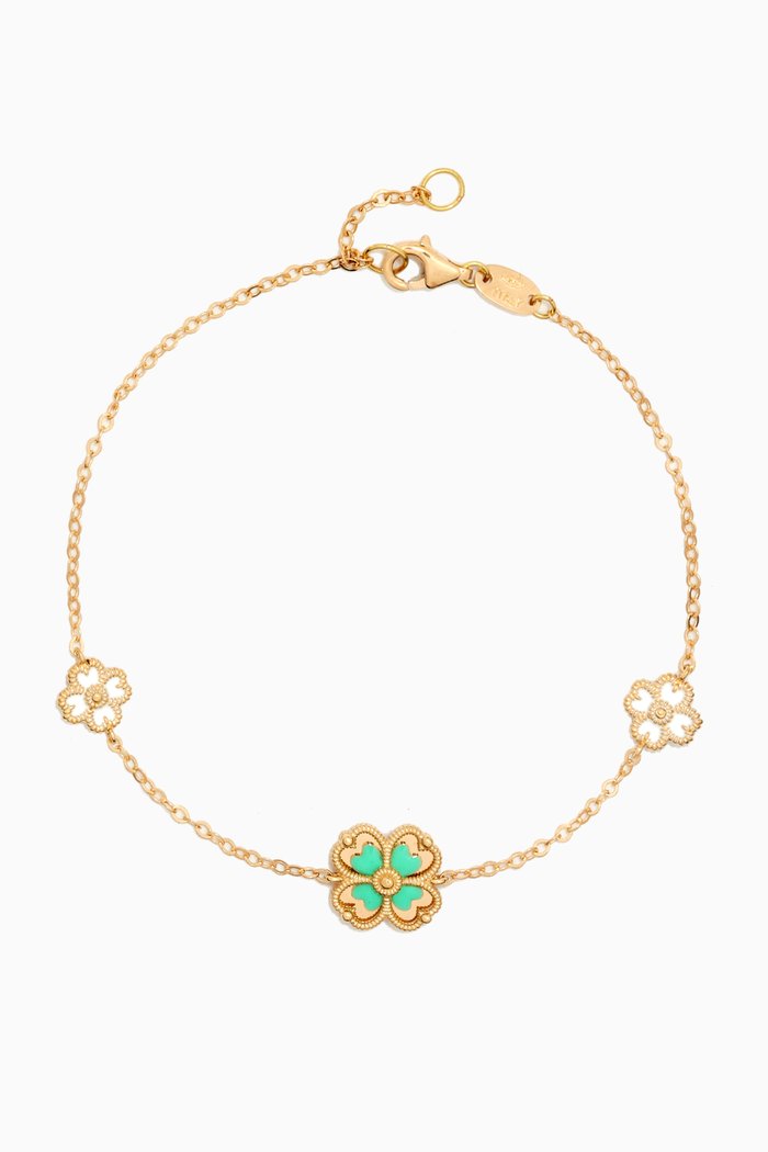

Farfasha Giardino Anklet in 18kt Yellow Gold