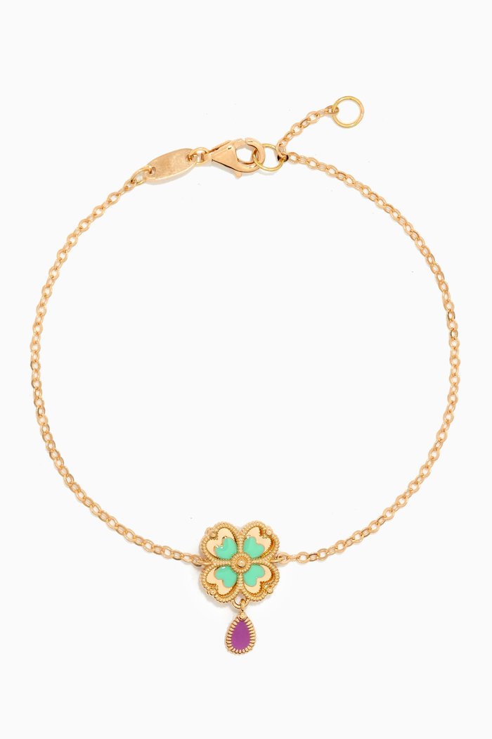 

Farfasha Giardino Dangle Bracelet in 18kt Yellow Gold