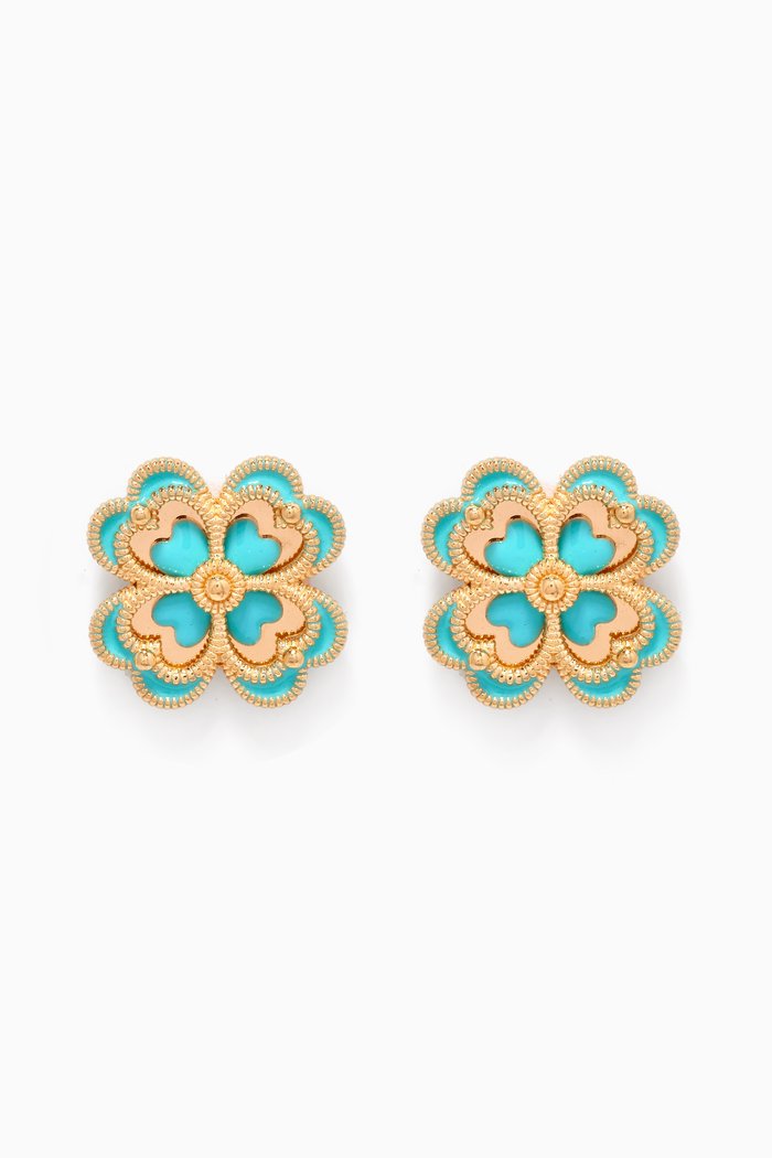 

Farfasha Giardino Stud Earrings in 18kt Yellow Gold