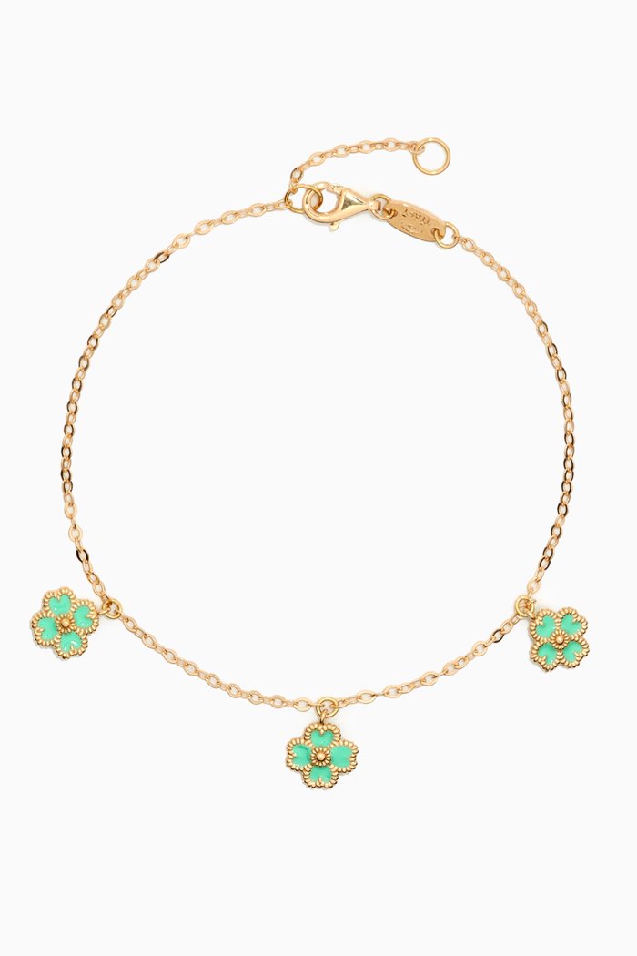 

Farfasha Giardino Dangle Bracelet in 18kt Yellow Gold