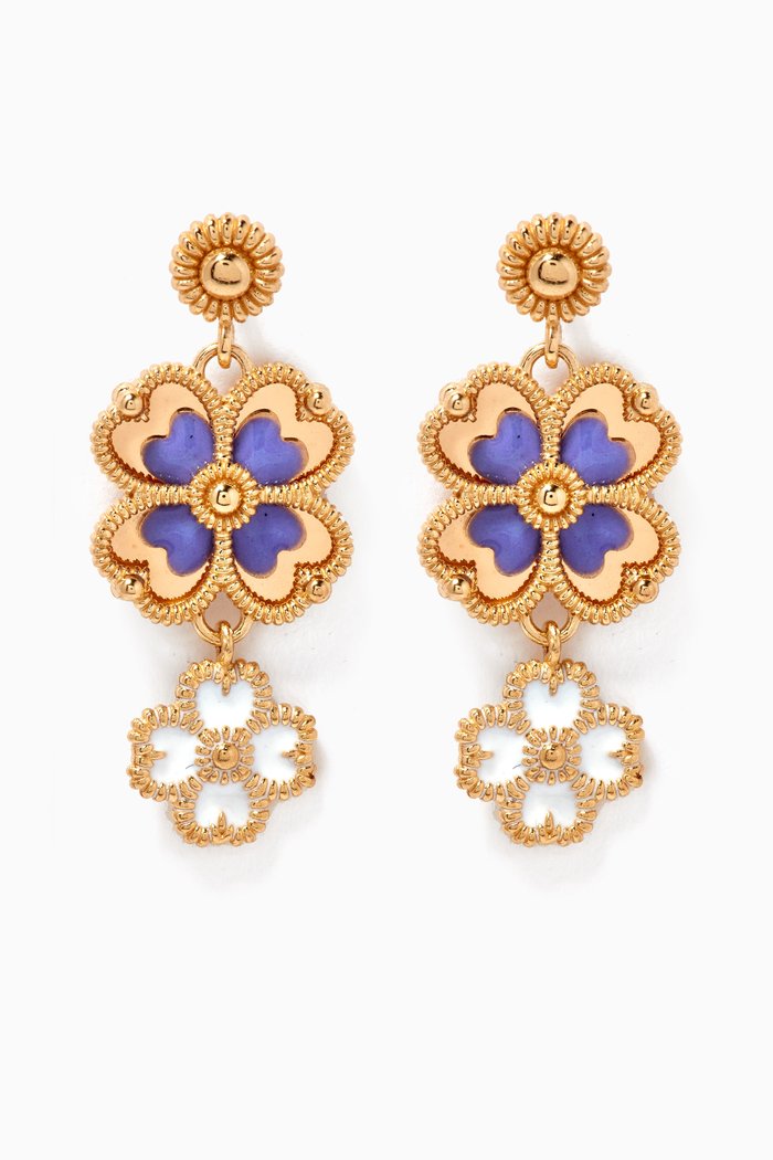 

Farfasha Giardino Drop Earrings in 18kt Yellow Gold