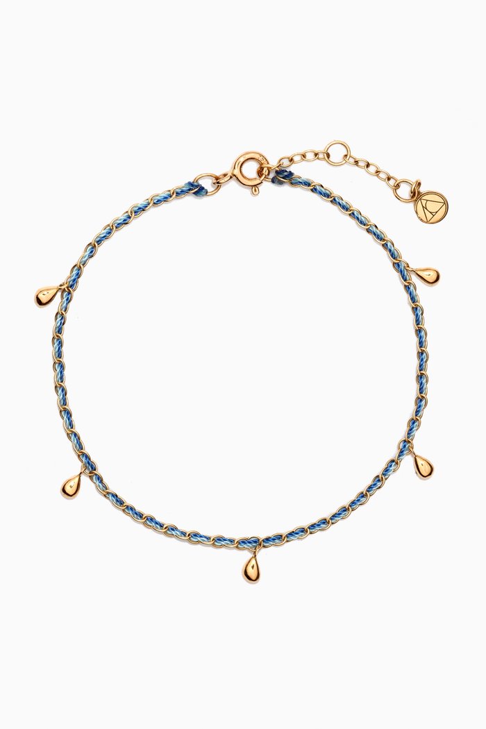 

Auric Nurture Gold Pear Drop Bracelet in 18kt Yellow Gold