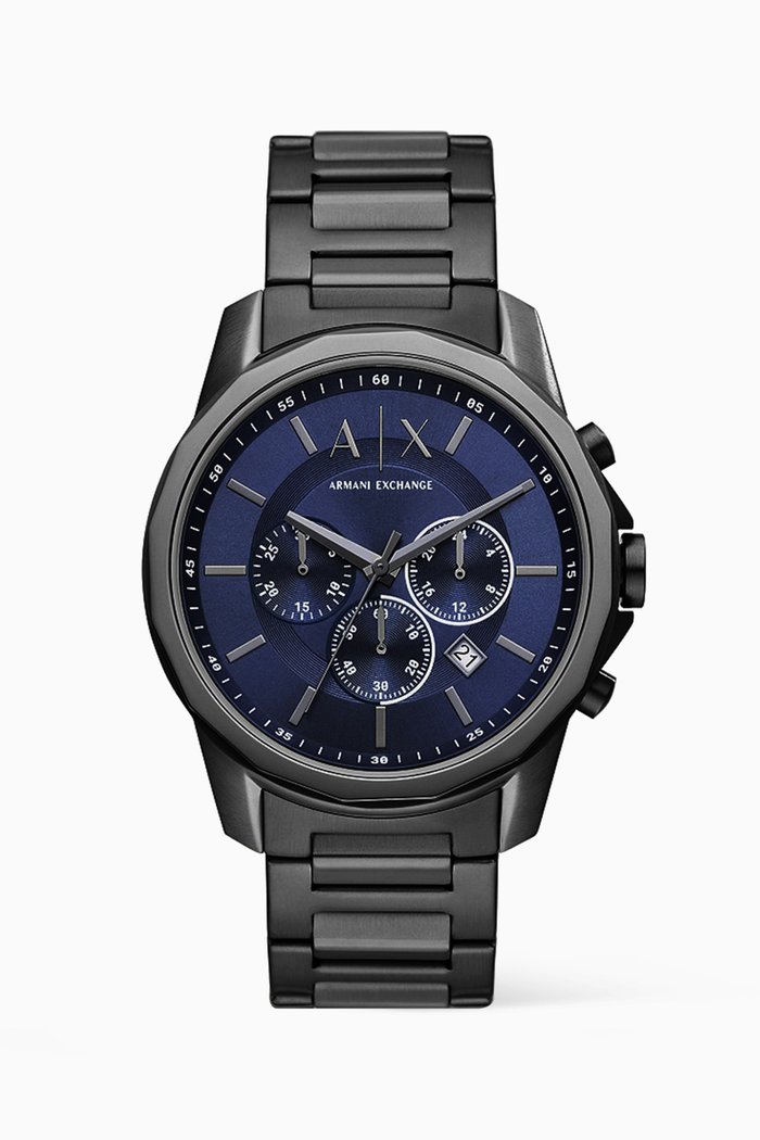 

Banks Chronograph Stainless Steel Watch, 44mm, Grey
