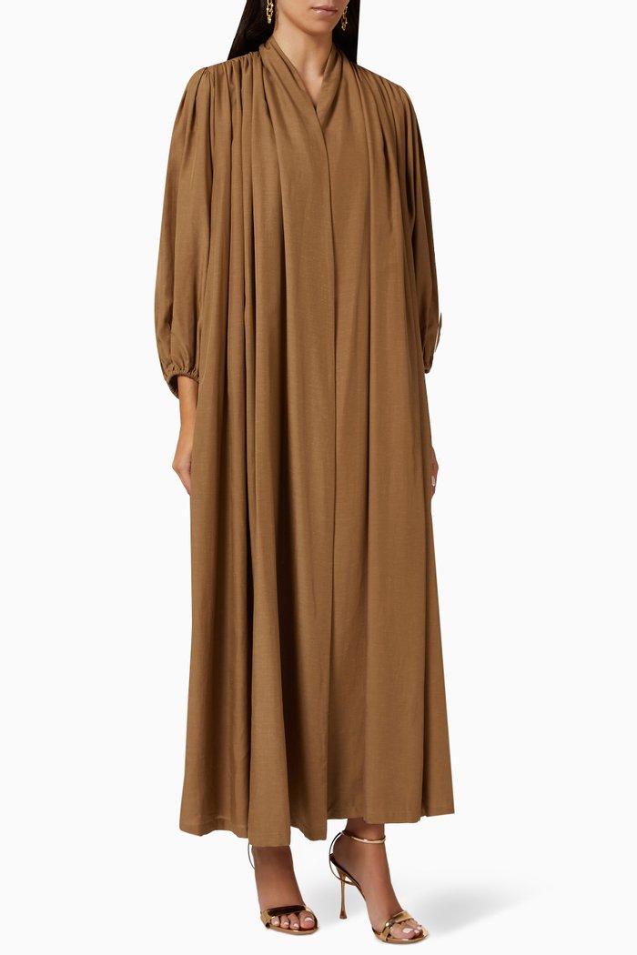 

A-line Abaya, Brown