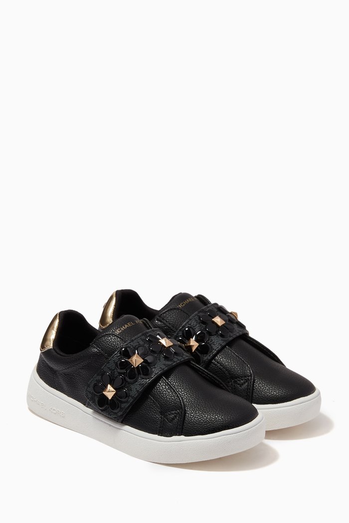 

Jem Flora Sneakers in Leather, Black