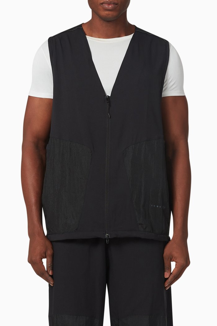 

Rifta Reveal Vest in Recycled Nylon, Black