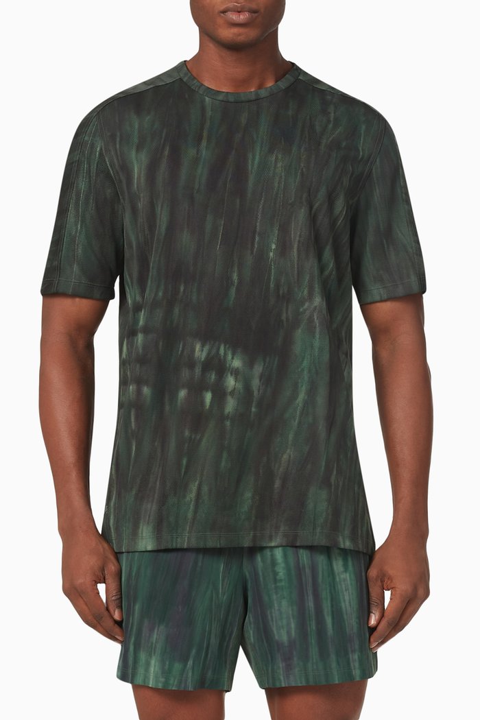 

Overspray Graphic T-shirt in Recycled Nylon, Multicolour