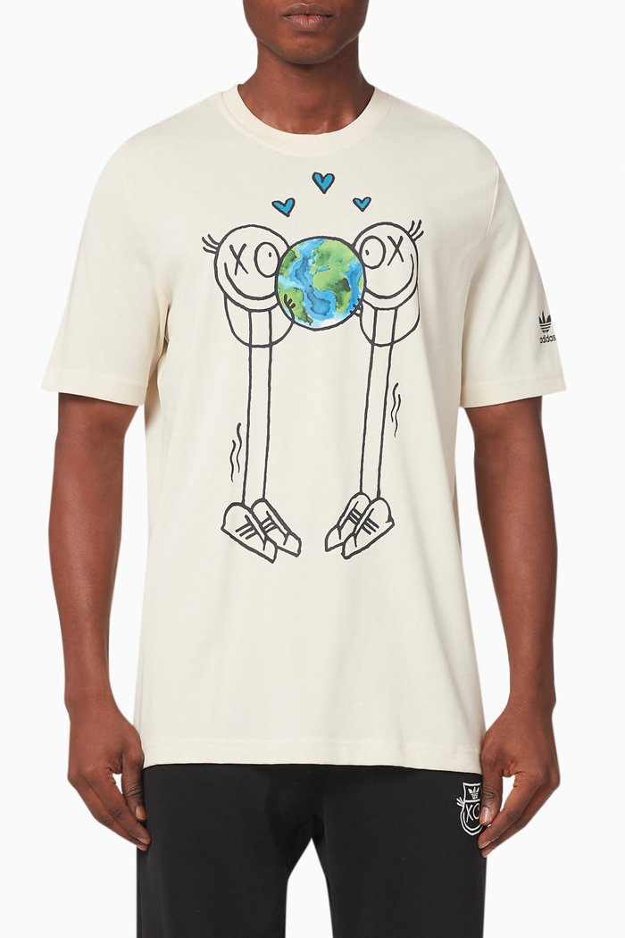 x André Saraiva T-shirt in Organic Cotton, Neutral