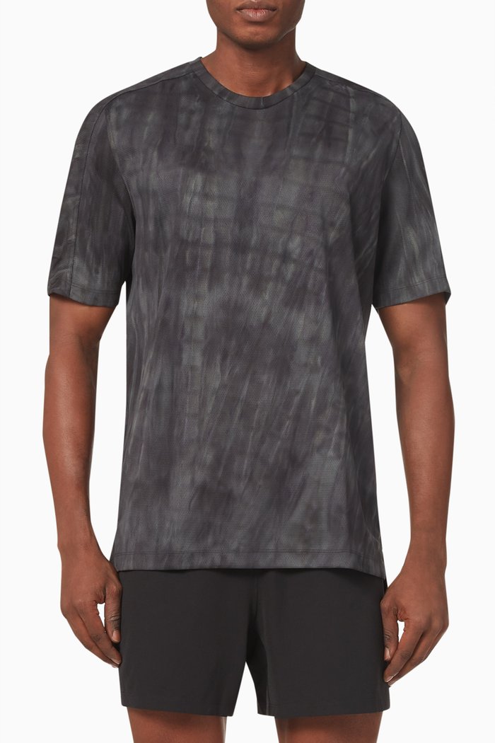 

Overspray T-shirt in Cotton Jersey, Black