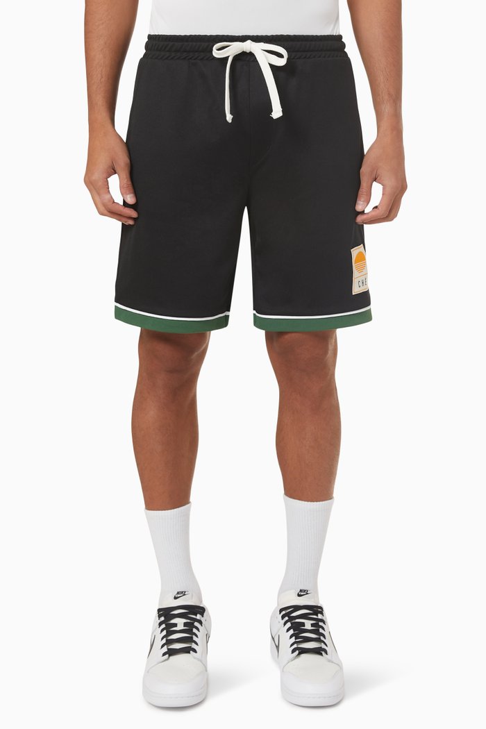 

Warm Up Shorts in Organic Cotton, Black