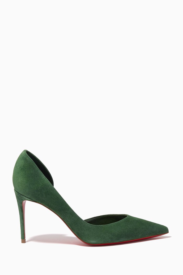 

Iriza 85 Pumps in Suede, Green