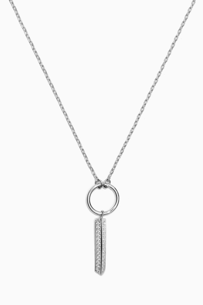 

Dangle Ring Necklace in Sterling Silver