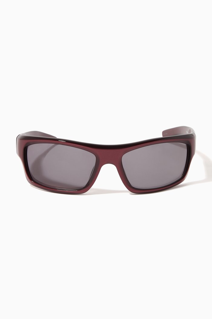 

Neo Rectangular Sunglasses in Bio-acetate, Grey