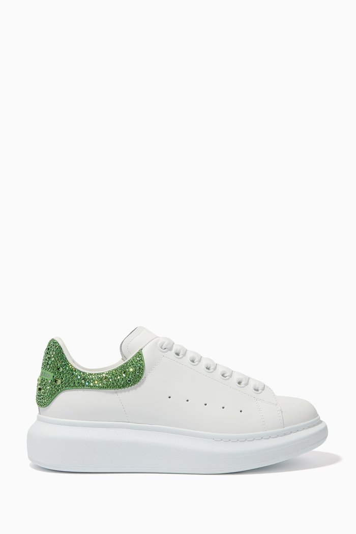 

Oversized Sneakers in Leather, Multicolour