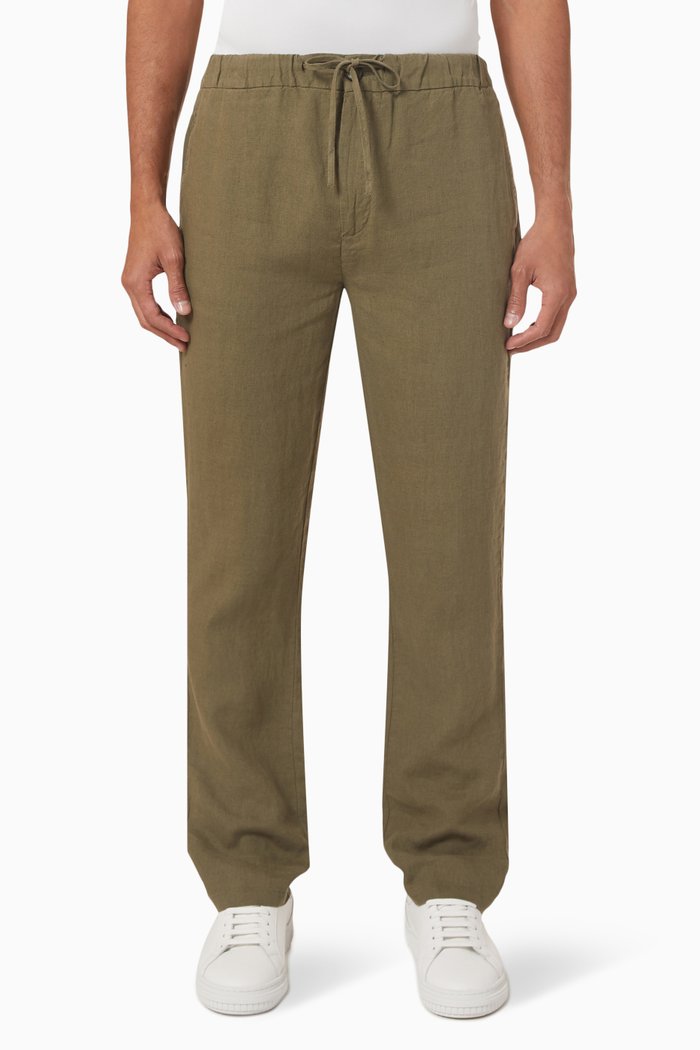 

Portofino Pants in Linen, Neutral