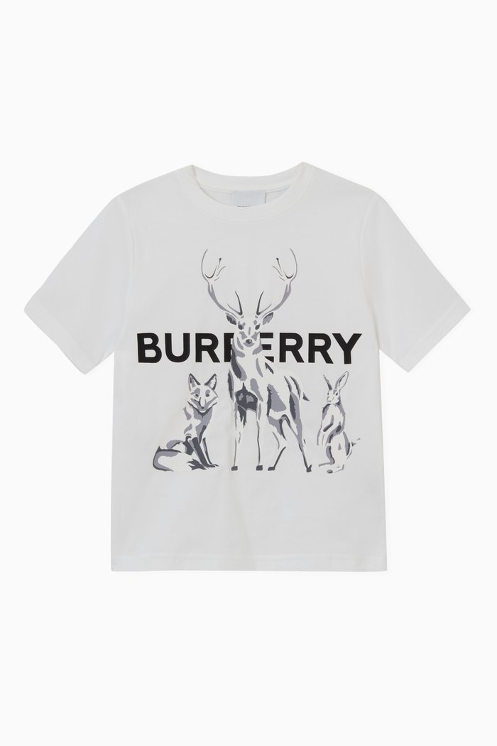 

KB5 Animals T-shirt in Cotton, White