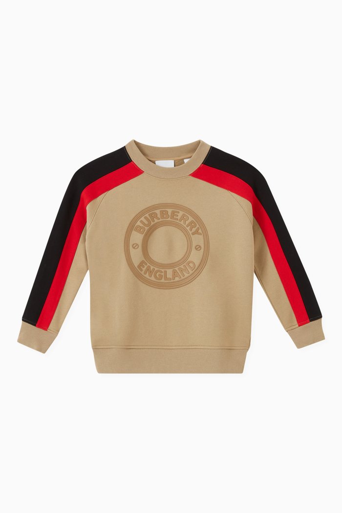 

Graphic Logo Sweatshirt in Cotton, Neutral
