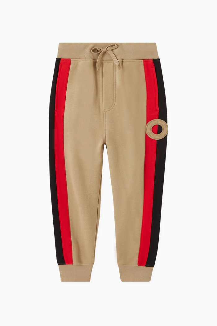 

Graphic Logo Sweatpants in Cotton, Neutral