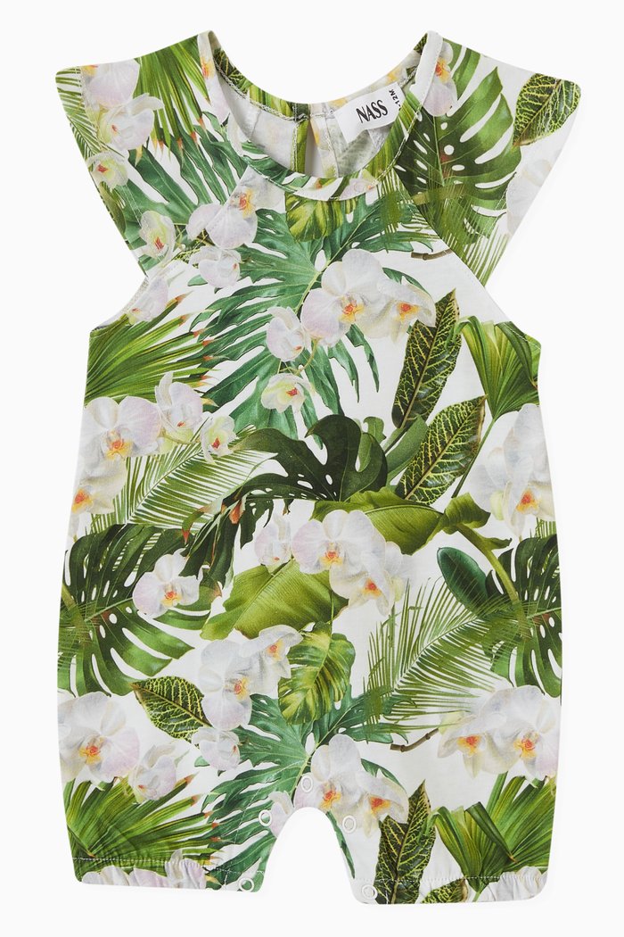 

Lola Romper in Cotton, Green