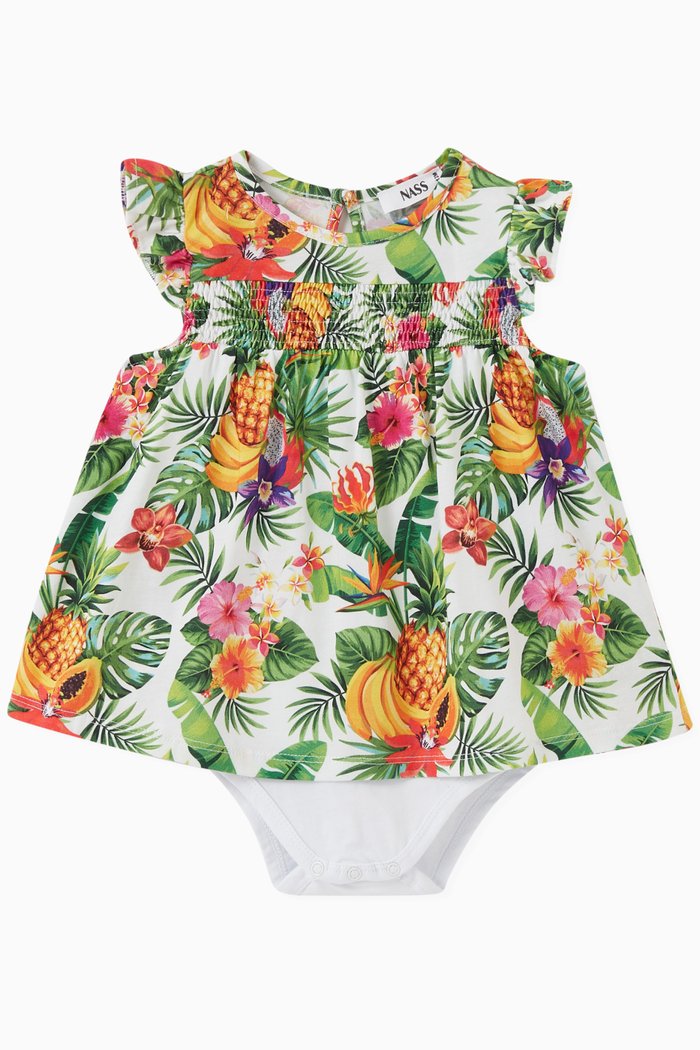 

Coleen Bloomers Dress in Cotton, Multicolour