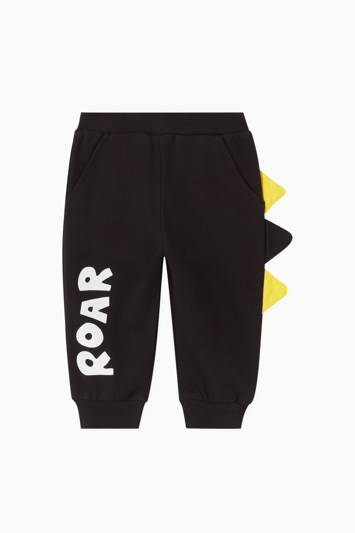

Spiky Sweatpants in Cotton Jersey, Black