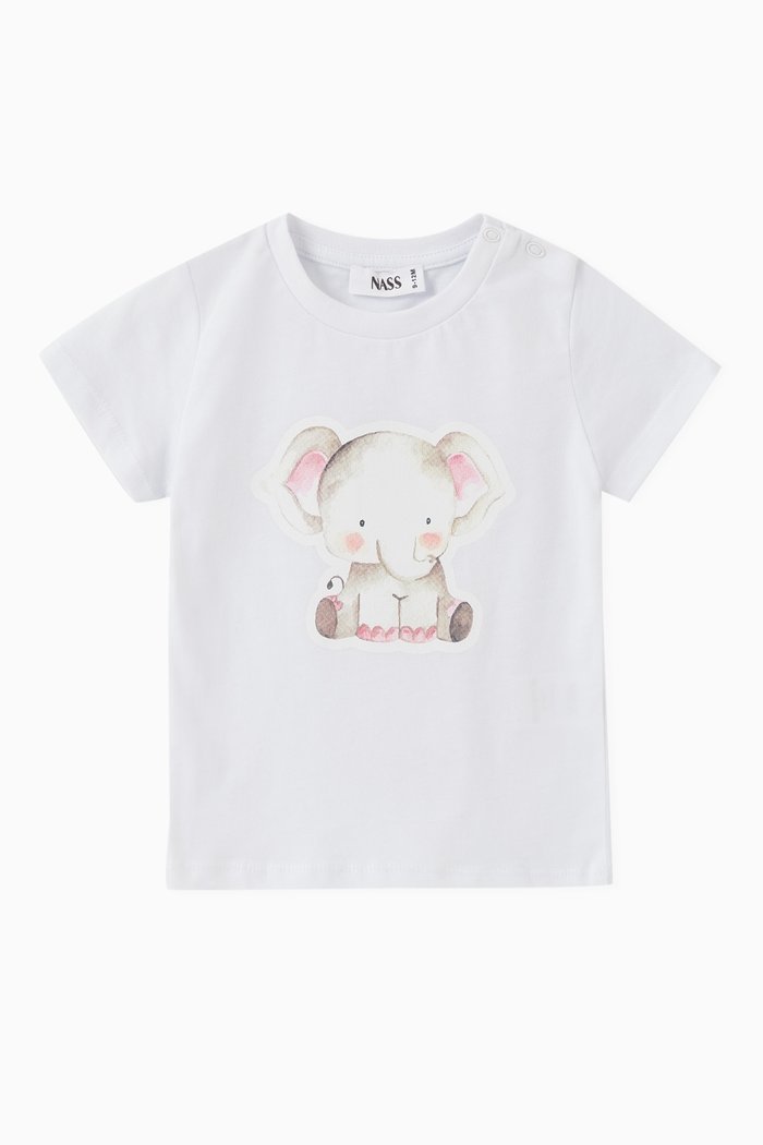 

Little Thomas T-shirt in Cotton, White