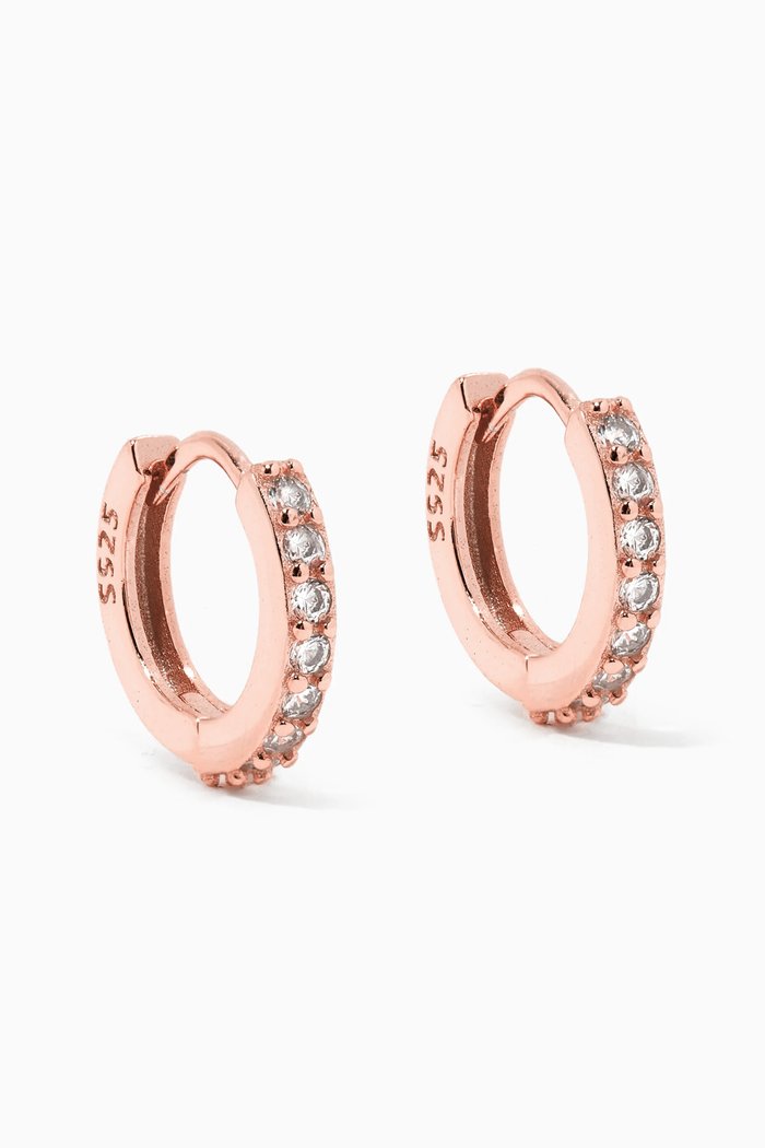 

Lana Huggie Hoops in Rose Gold-plated Sterling Silver