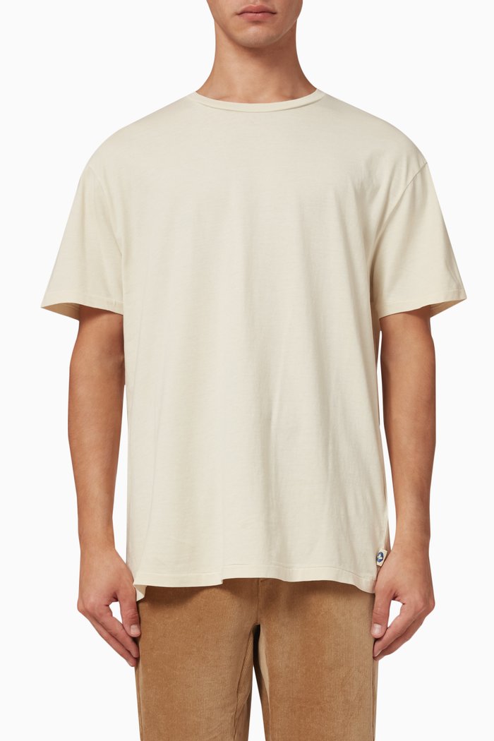 

Crewneck T-shirt in Organic Cotton, Neutral