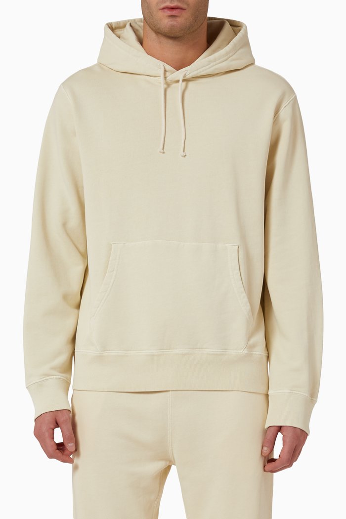 

Hoodie in Organic Veg-dye Fleece, Neutral