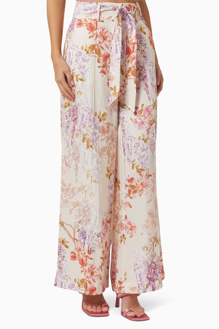 

Joyful Blooms Pants in Viscose, Multicolour