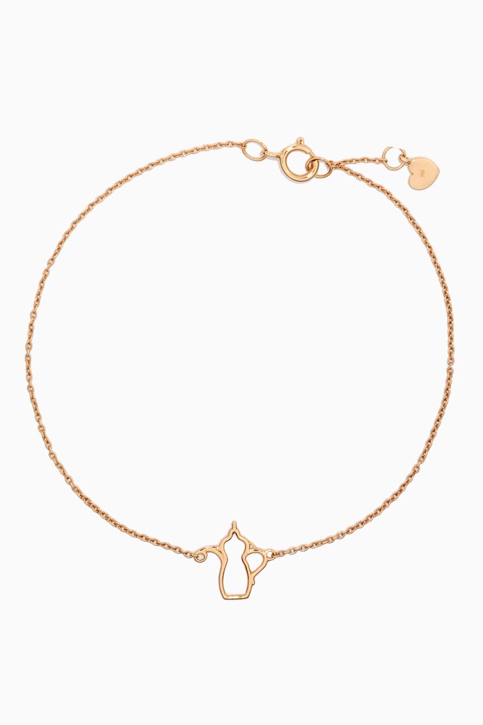 

Dallah Outline Bracelet in 18kt Gold, Yellow