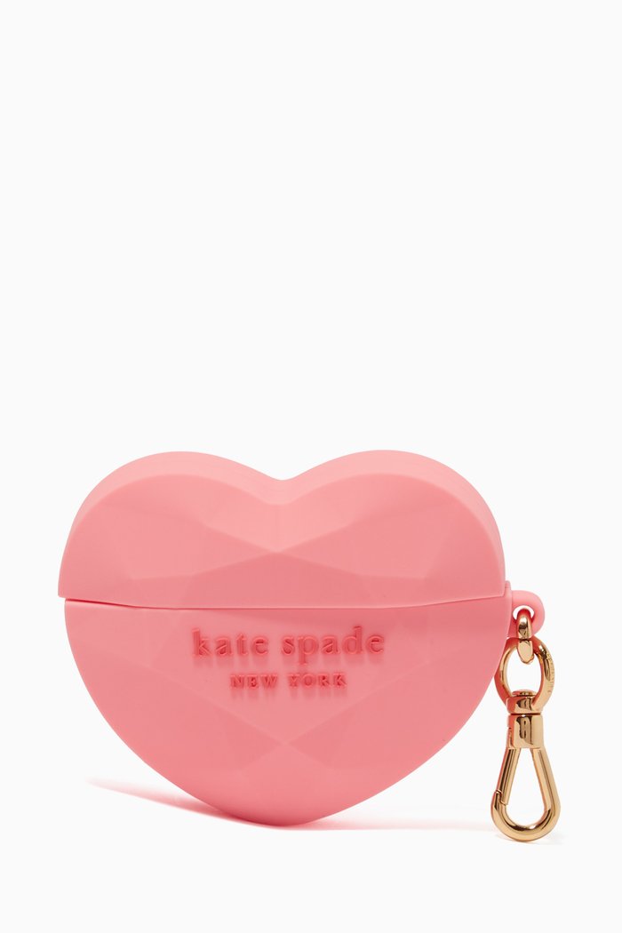 

Heart AirPods Pro Case in Silicone, Pink