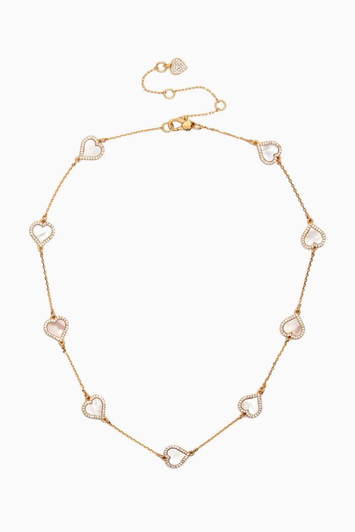 

Take Heart Scatter Necklace in Gold-plated Brass