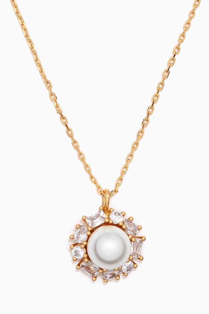 

Candy Shop Pearl Halo Necklace, Gold