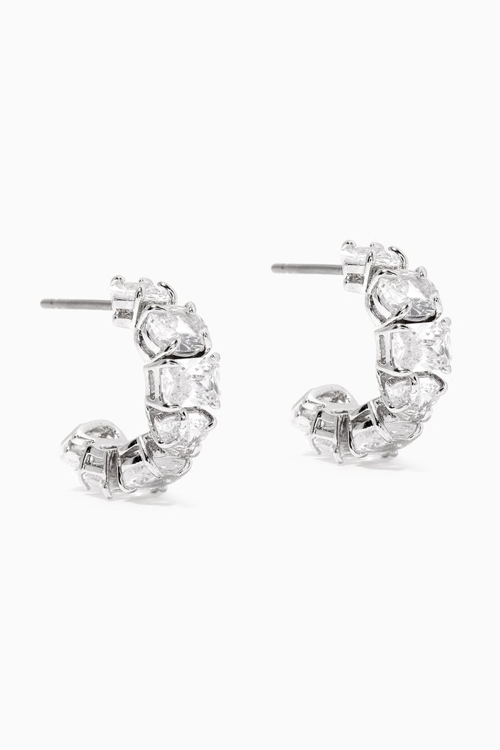 

Small Candy Shop Hoops, Silver