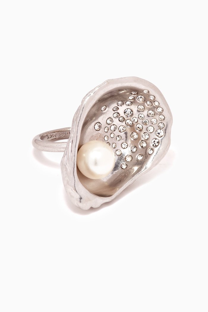 

Fruits De Mer Oyster Ring, Silver