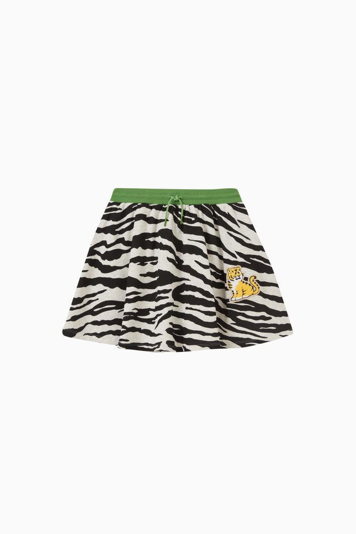 

Animal Skirt in Cotton, Grey
