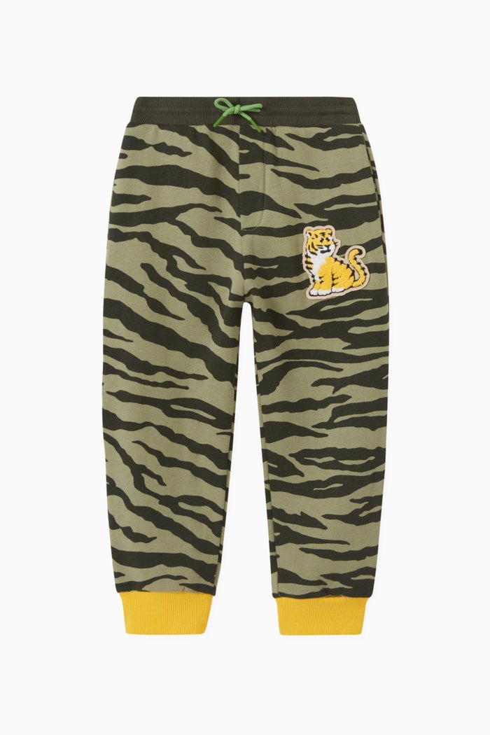 

Zebra Sweatpants in Cotton, Green