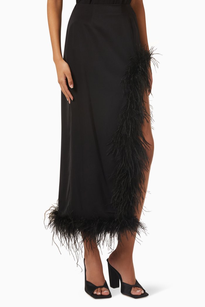 

Lulo Midi Skirt, Black