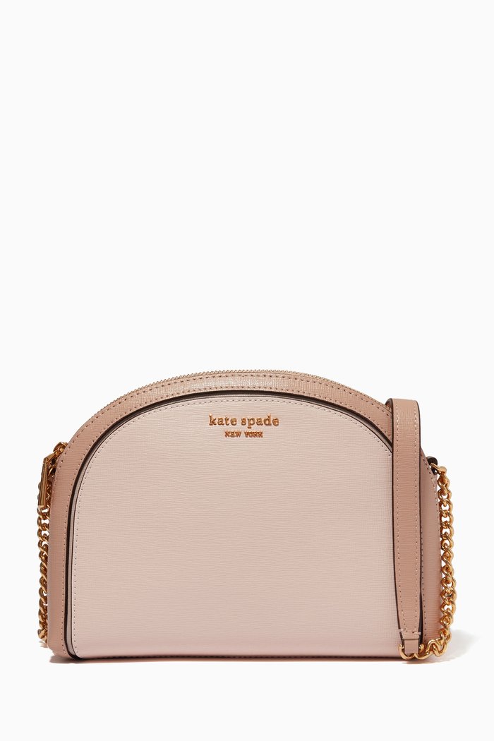 

Morgan Crossbody Bag in Saffiano Leather, Pink
