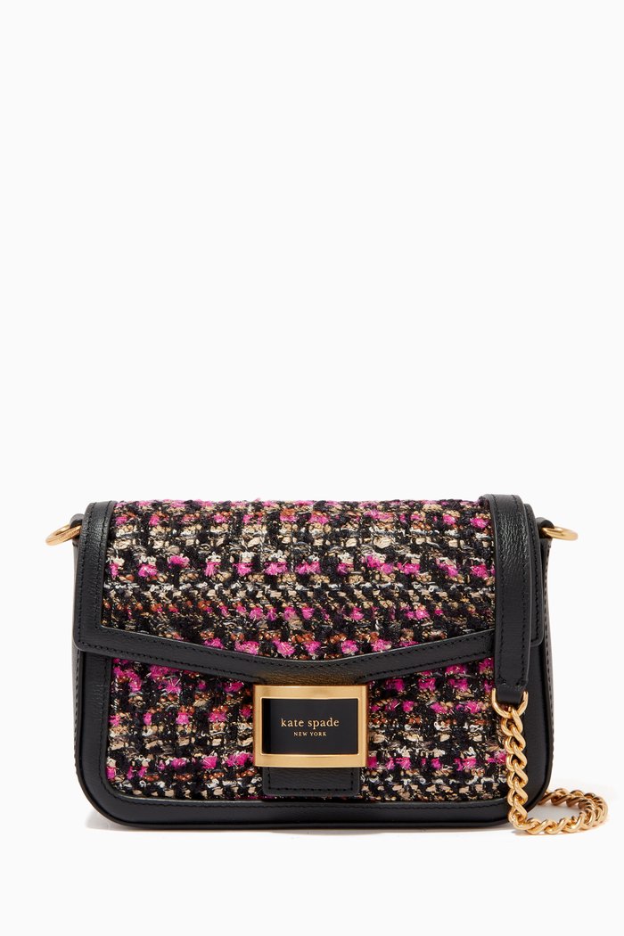 

Katy Crossbody Bag in Tweed, Pink