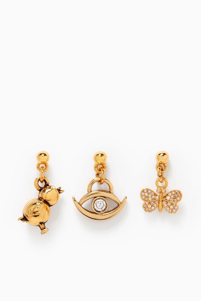 

Soul Adventurer Papillon Earrings in Gold-plated Brass