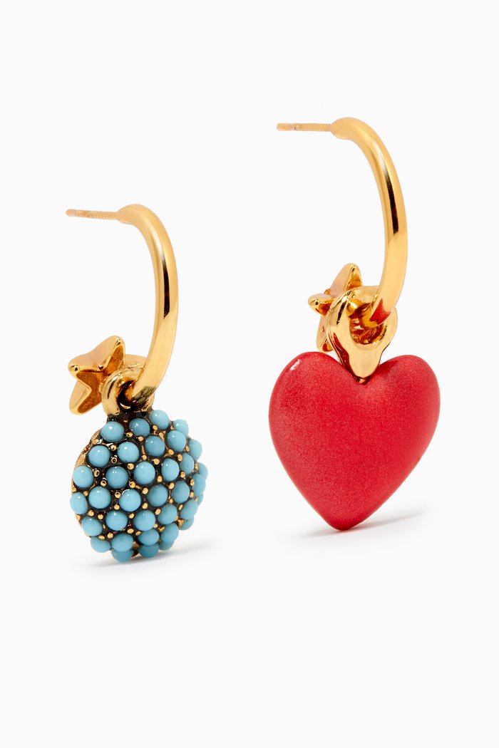 

Blue Islander Ezga Earrings in Gold-plated Brass, Multicolour
