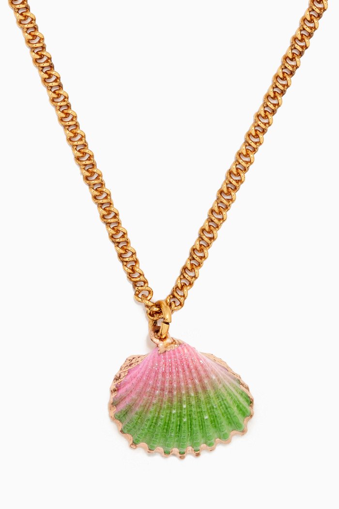 

Sunset Lover Cielo Necklace in Gold-plated Brass, Multicolour