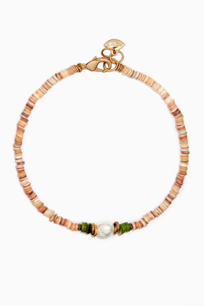 

Sea Whisperer Tide Necklace in Gold-plated Brass, Neutral
