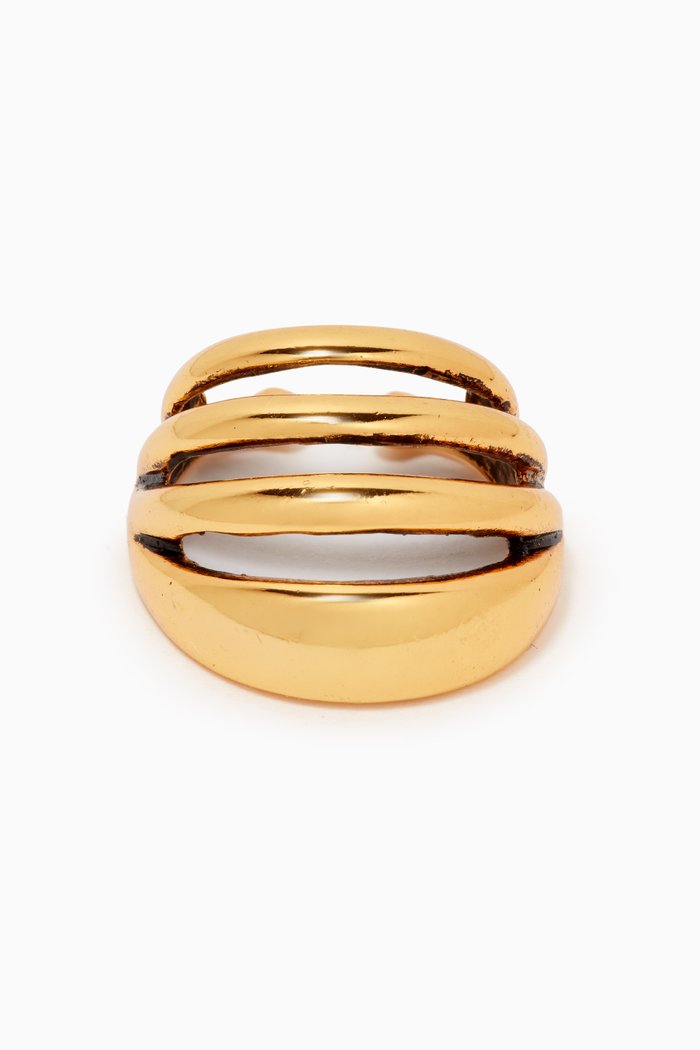 

Formal Towner Spra Single Earcuff in Gold-plated Brass
