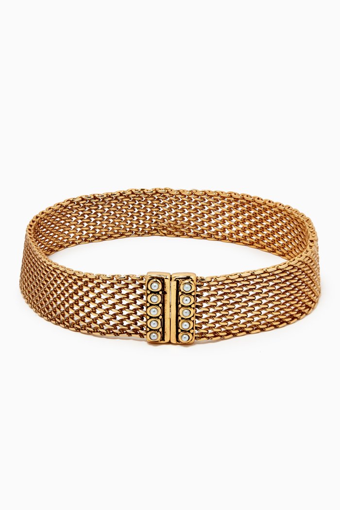 

Soul Adventurer Tavern Choker in Gold-plated Brass